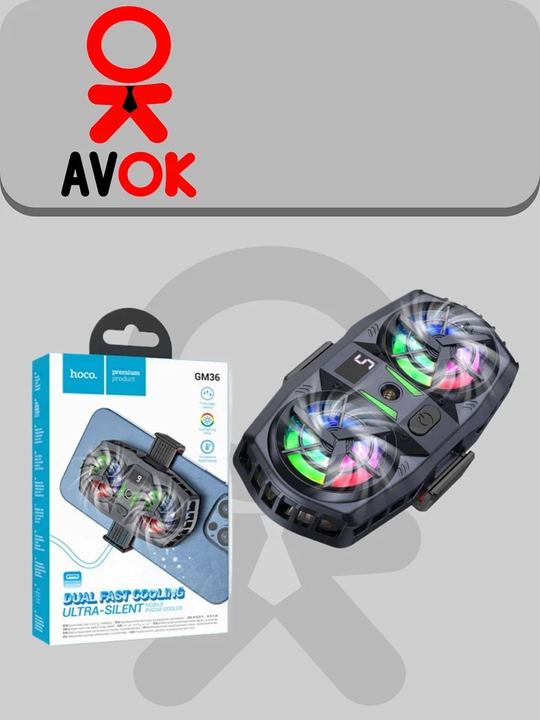 SL07 telefon o‘yin sovutgichi, qo‘sh sovutish tizimi (peltye), 2 ta shovqinsiz ventilyator