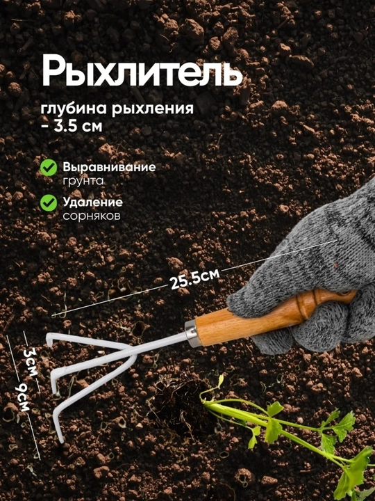 Набор инструментов для ухода за комнатными растениями