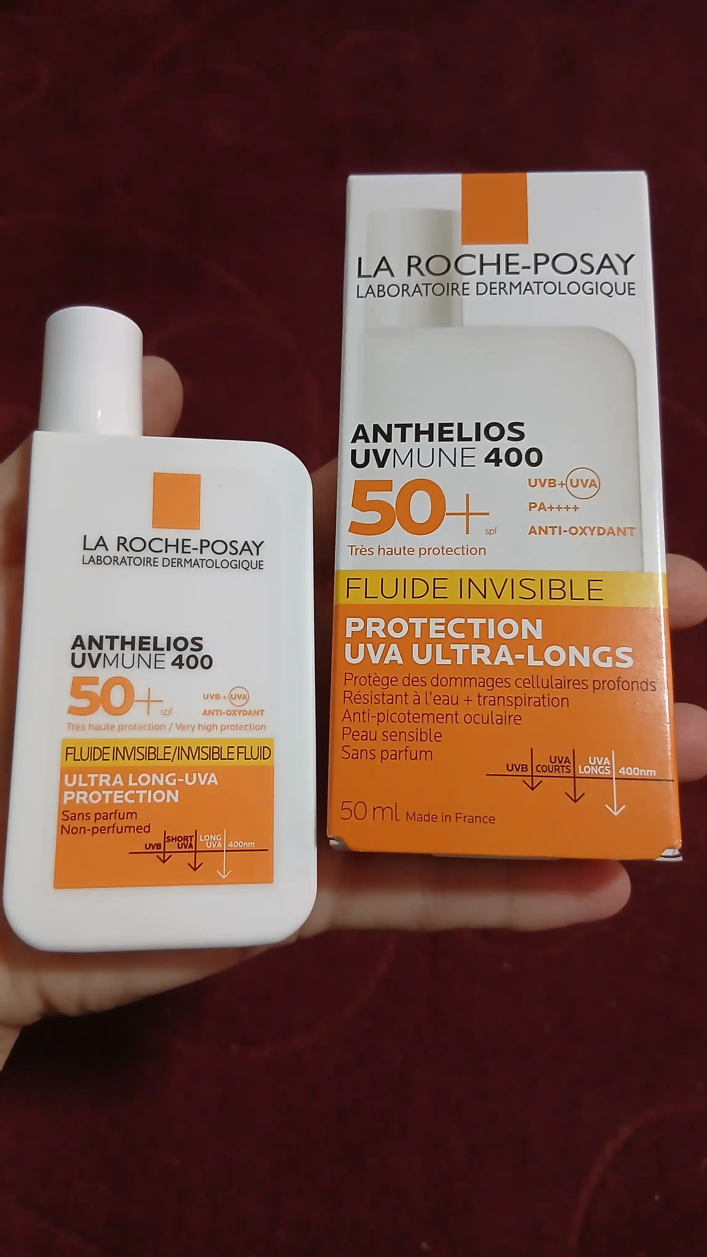 Невидимый флюид La Roche-Posay Anthelios, для лица и кожи вокруг глаз SPF 50+/PPD 46, 50 мл