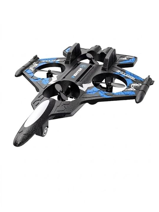 Dron samolyot o‘yinchoq, pultda boshqariladiga kvadrokopter, LED chiroqli bolalar droni - 