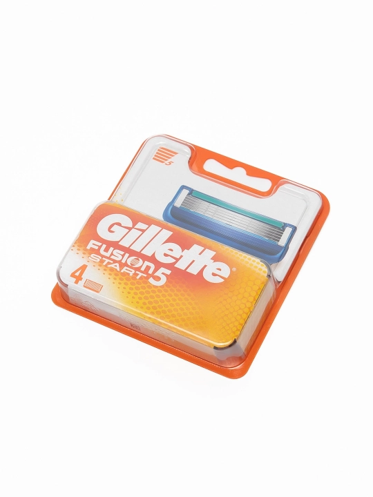 GILLETTE Fusion5 Star Сменные кассеты 4шт для идеального бритья