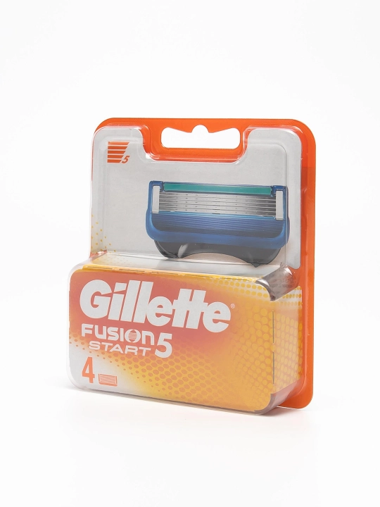 GILLETTE Fusion5 Star Сменные кассеты 4шт для идеального бритья