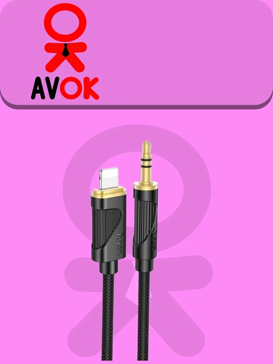 Hoco UPA30 Friend audio adapteri, Lightning (iP) 3,5 mm, o‘rnatilgan DAC chipi