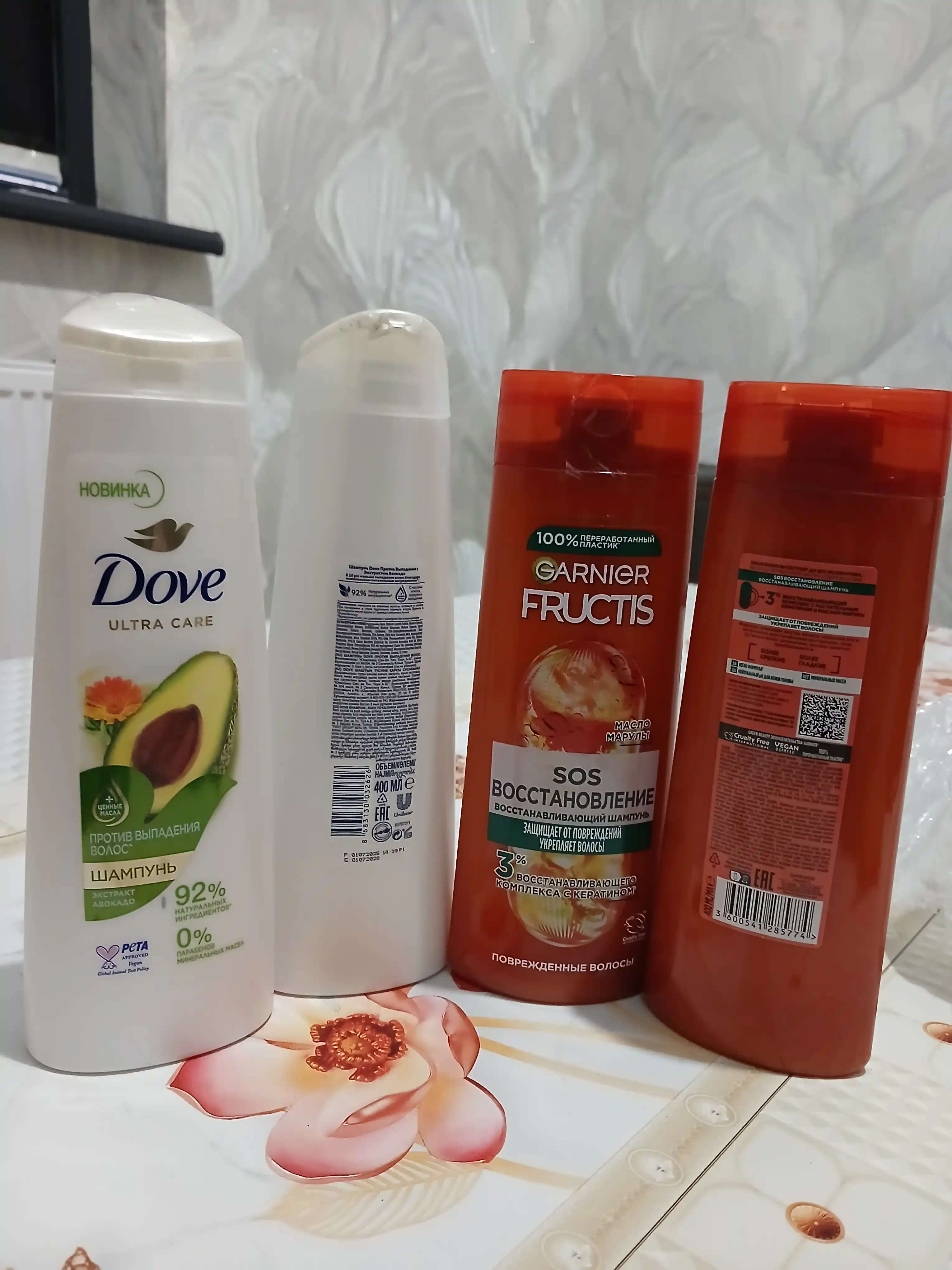 Garnier Шампунь для волос Fructis SOS Восстановление для поврежденных волос, 400 мл
