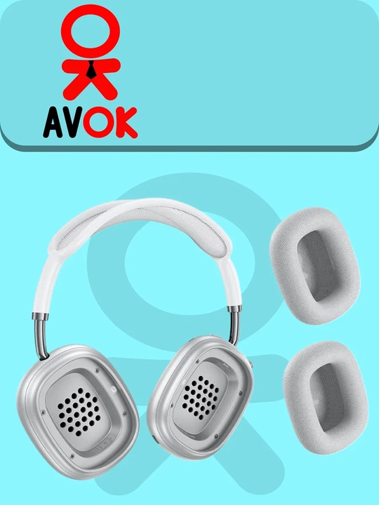 To‘liq o‘lchamli simsiz Hoco W65 Plus quloqchinlari, Bluetooth 5.4, 45 soatgacha ishlaydi, AUX