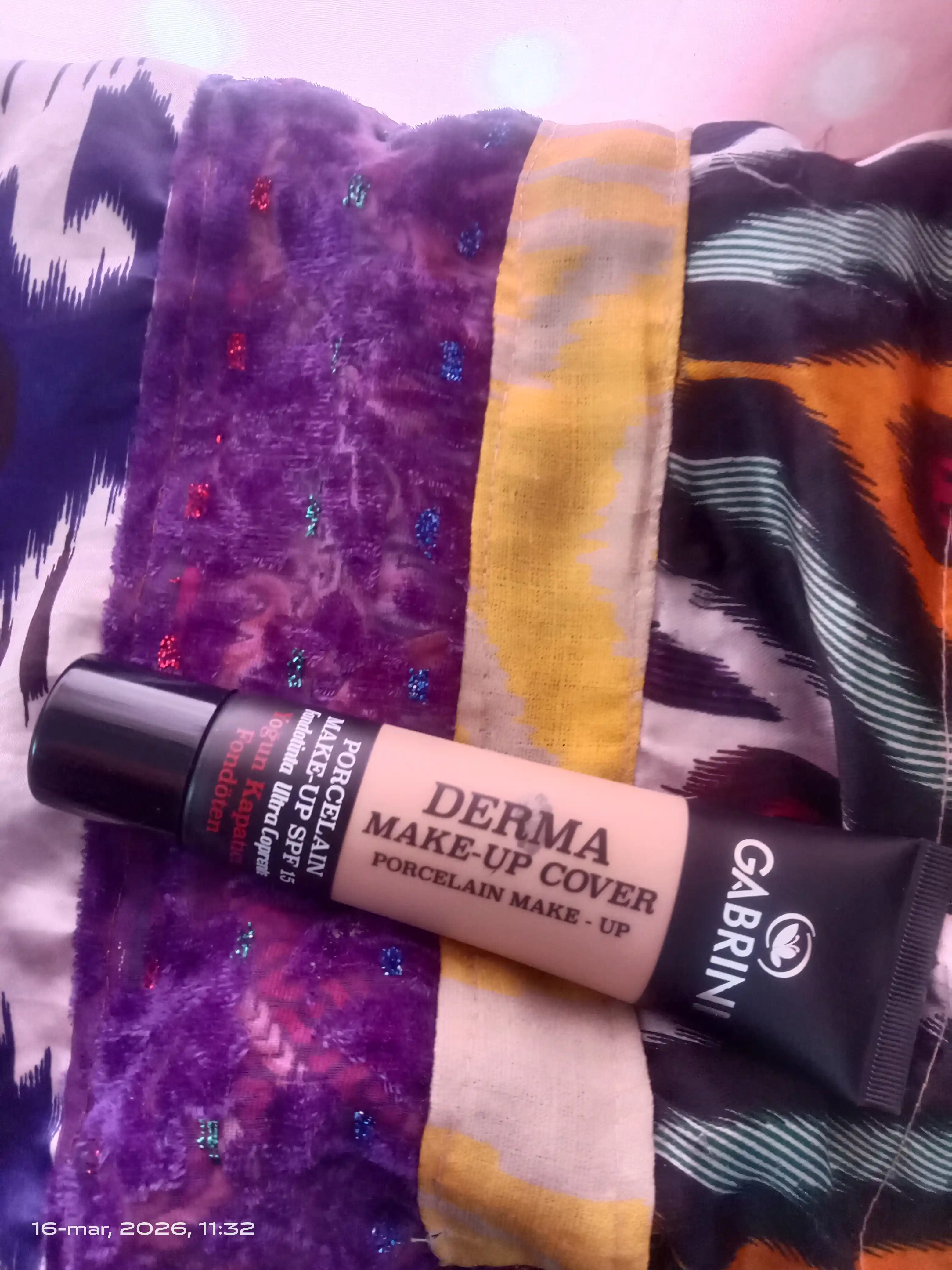 Matlovchi Gabrini Drema tonal krem, makiyaj ostiga most keluvchi, tonal krem SPF 15, 40 ml