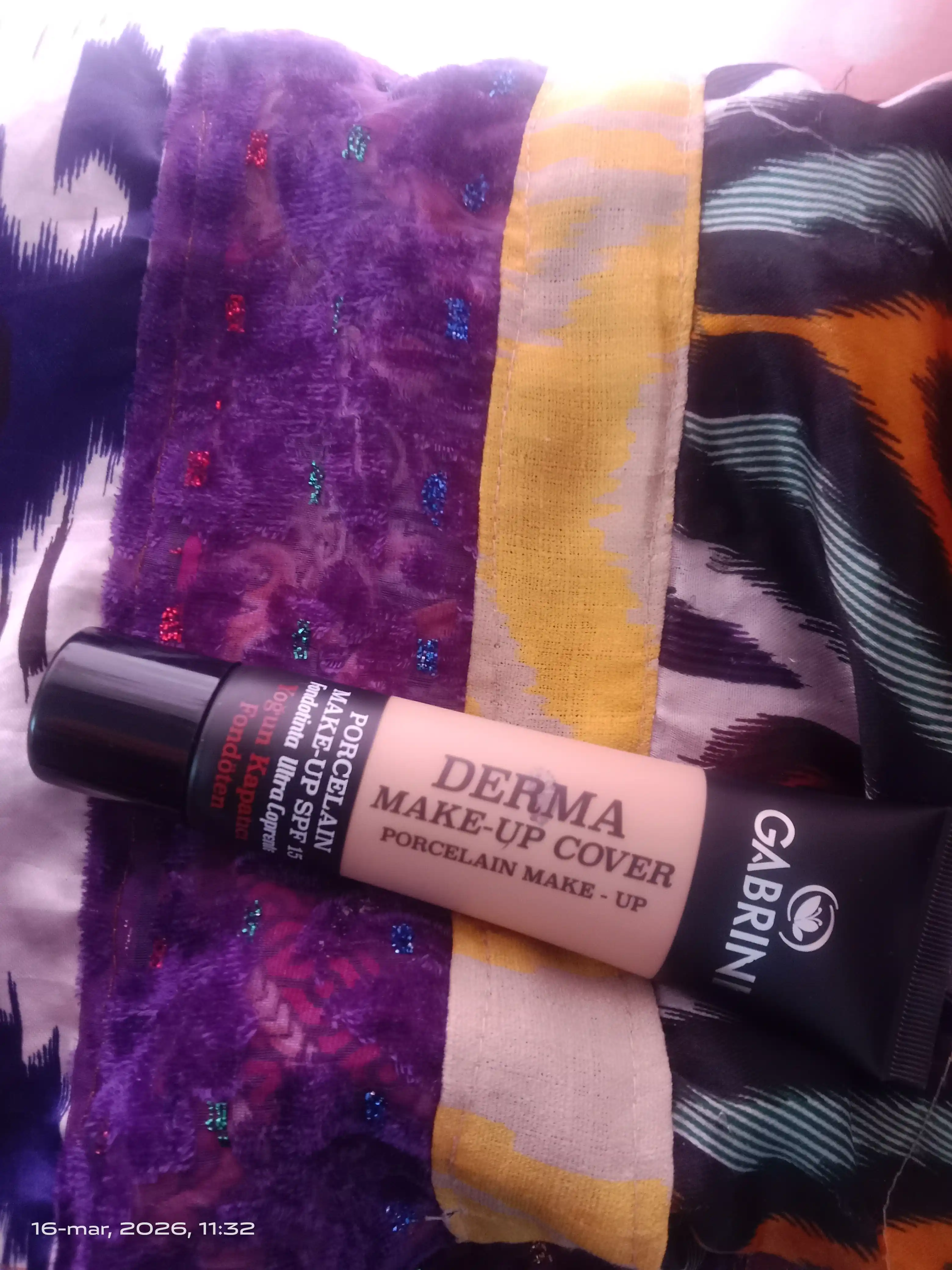Matlovchi Gabrini Drema tonal krem, makiyaj ostiga most keluvchi, tonal krem SPF 15, 40 ml