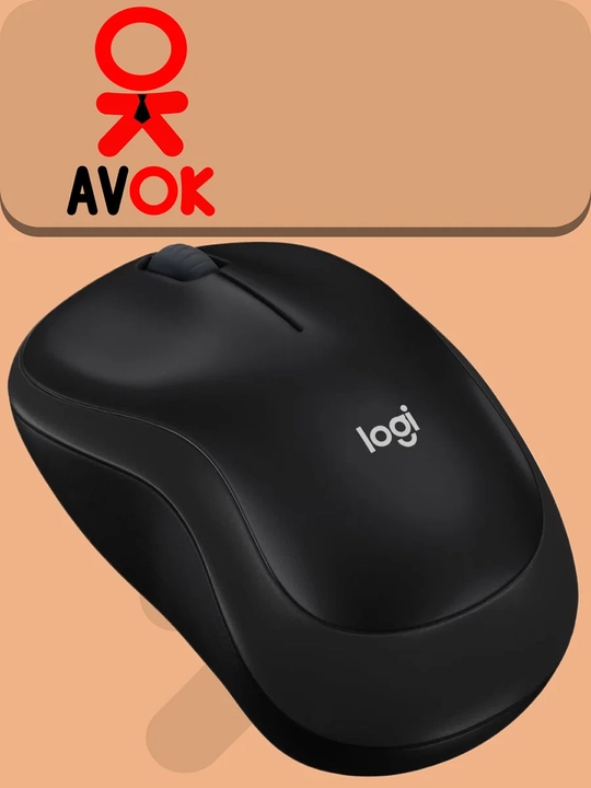 Беспроводная мышь Logitech M185, 2.4 ГГц, 1000 DPI, чёрная - 