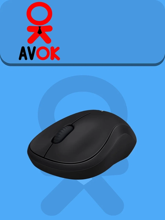 Logitech M185 simsiz sichqonchasi, 2,4 GGs, 1000 DPI, qora