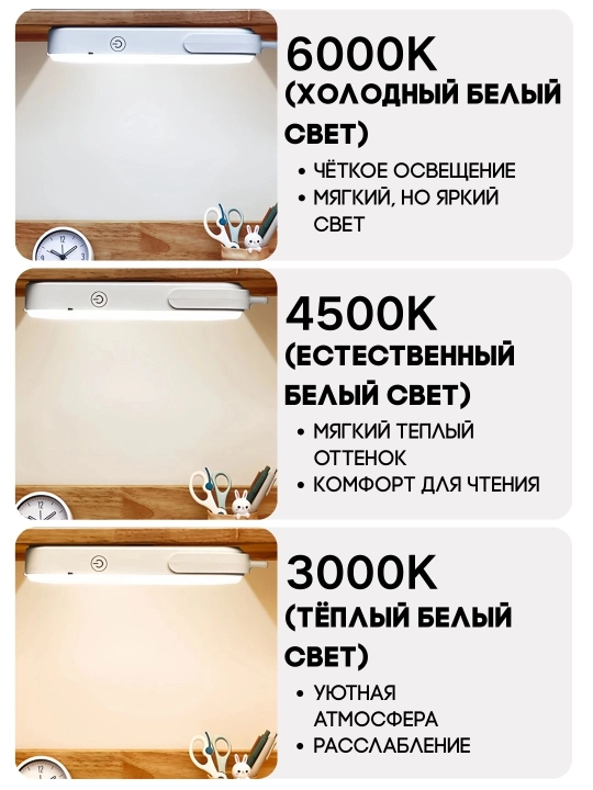 Ko'zni himoya qiluvchi portativ LED chiroq Simsiz va buklanadigan