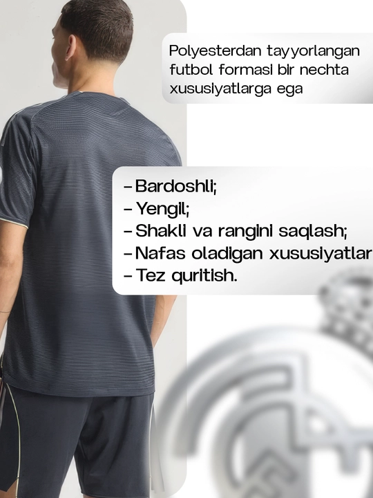 Футбольная форма, Real madrid, Размеры, S, M, L, XL, XXL