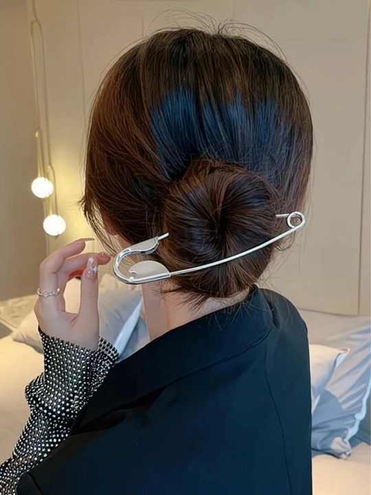 Заколка для женщин, минималистичная металлическая – элегантный hair clip для пучка