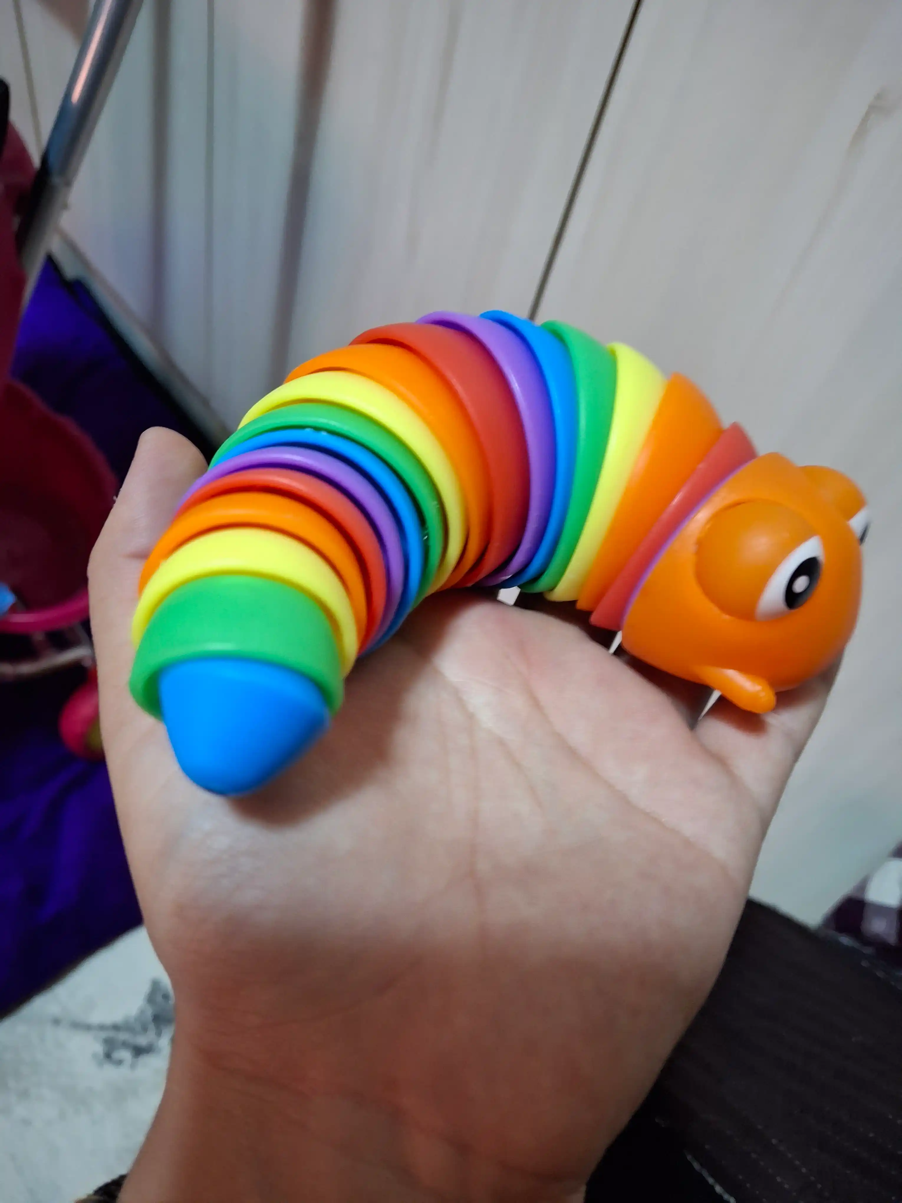 Игрушка саламандра, гусеница, слизняк антистресс