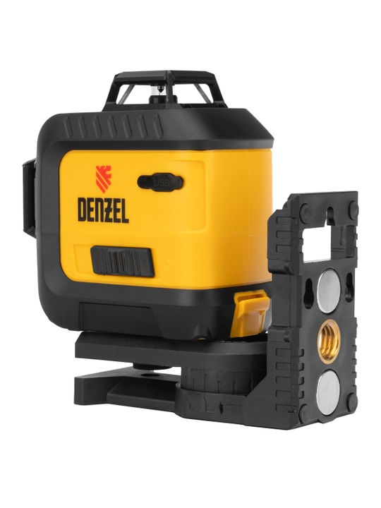 DENZEL LX 360-3 Red lazer darajasi, ko‘p prizmali, 12 nurli, 30 m, 35077