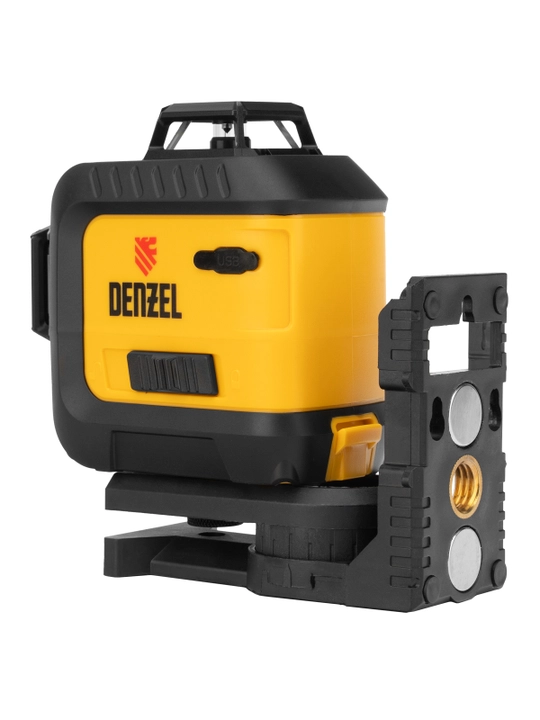 DENZEL LX 360-2 Red lazerli daraja, ko‘p prizmali, 8 ta nur, 30 m, 35076