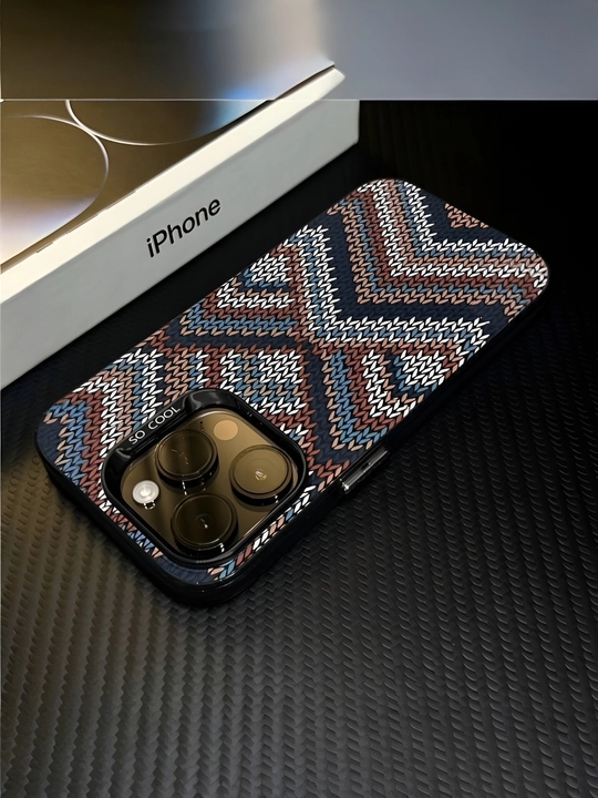 Стильный чехол для iPhone с узорным дизайном - 