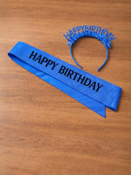 Ободки для волос Happy Birthday, с декоративными элементами для принцессы