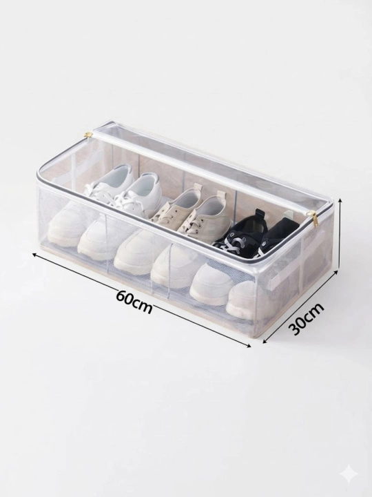 | Органайзер для обуви на 6 пар, shoe storage box 60x30 см - 
