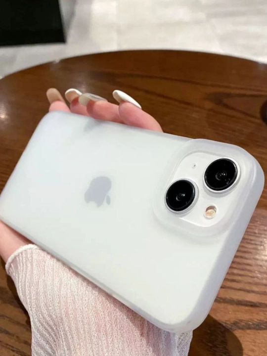 Прозрачный силиконовый чехол для iPhone - 