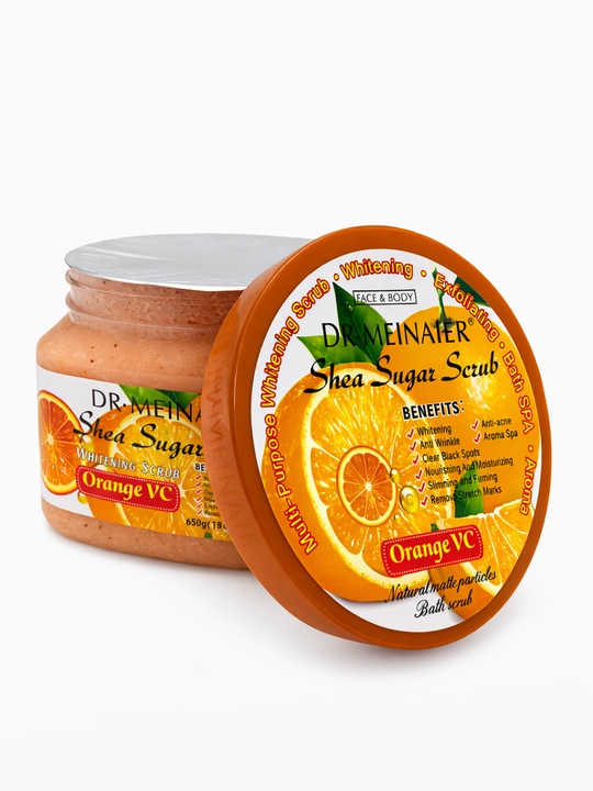 Скраб для лица и тела Orange VC Vitamin C пилинг очищающий