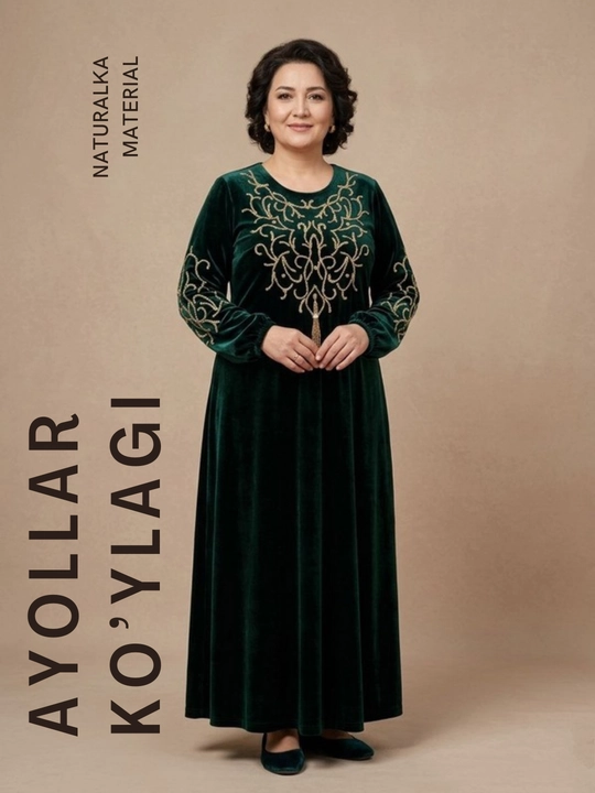 Katta o'lchamdagi ayollar libosi - 