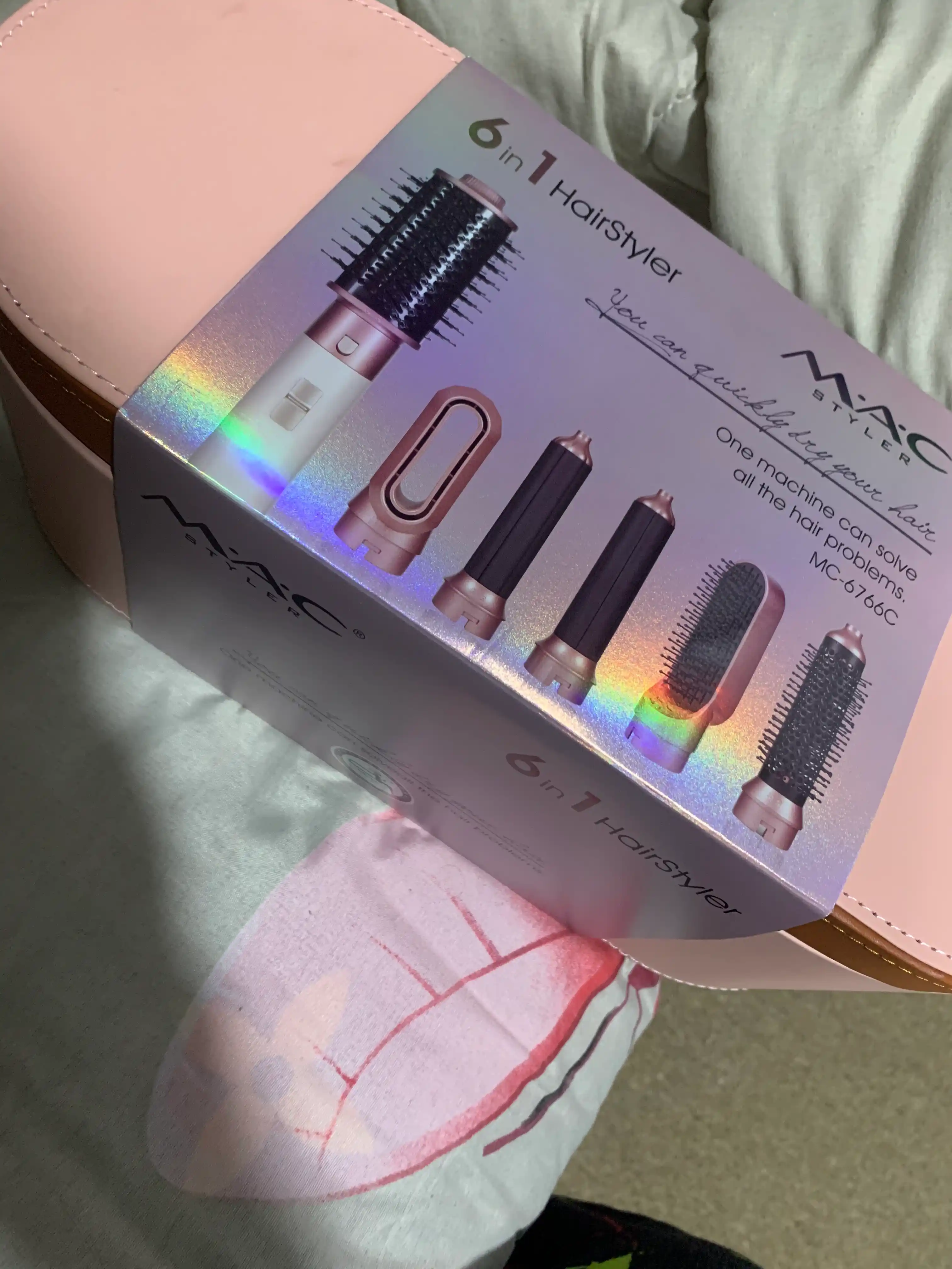 Фен для волос MAC styler MC-6766, 6 в 1, воздушная укладка и автоматическая плойка