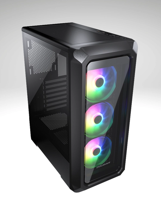 Kompyuter korpusi Cougar Archon 2 RGB, Mid-Tower, 3x120mm RGB fan, Shisha panel