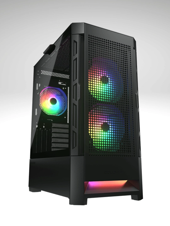 Kompyuter korpusi Cougar Airface RGB, Mid-Tower, Mesh panel, 3x140mm ARGB fan - 