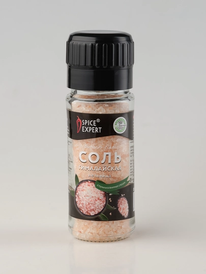 Гималайская соль в мельнице, 100 г, Spice Expert — СПЕЦИИ-ГИМСОЛЬ-РОЗОВ