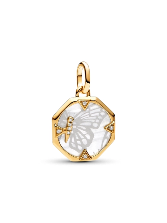 Butterfly medalyoni 14 k tilla qoplamalik