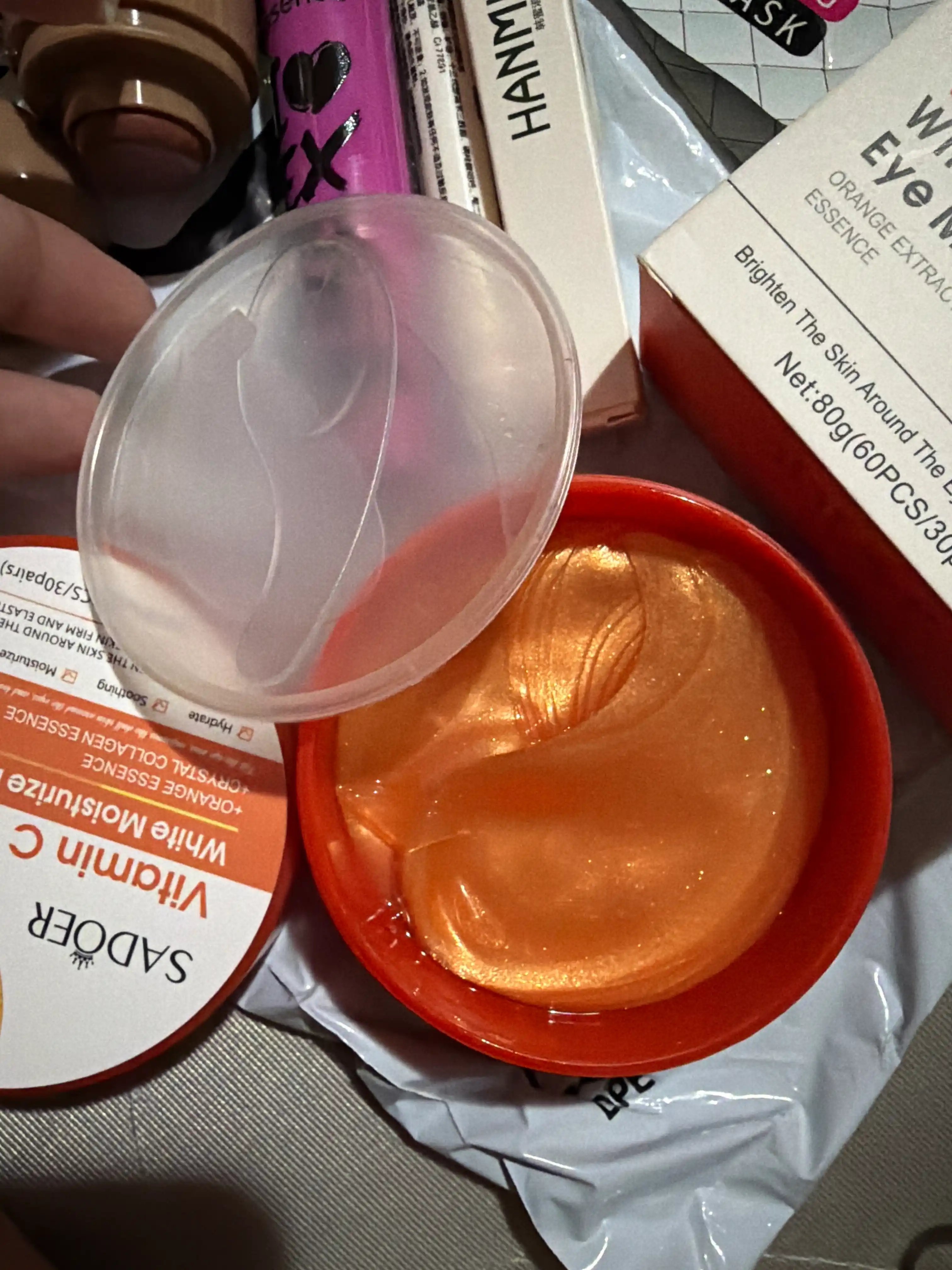 Ko'z atrofidagi teri uchun Innovatsion patchlar, gidrogel, qarishga qarshi, 60 dona