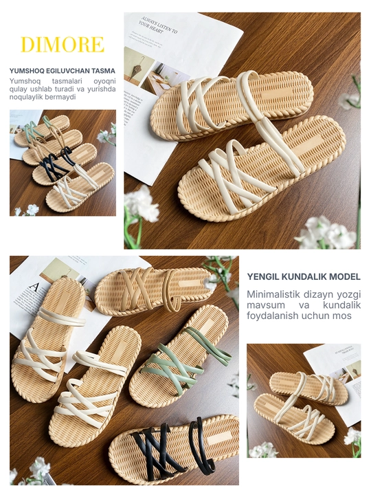 Ayollar tapochkalari DIMORE SoftWeave