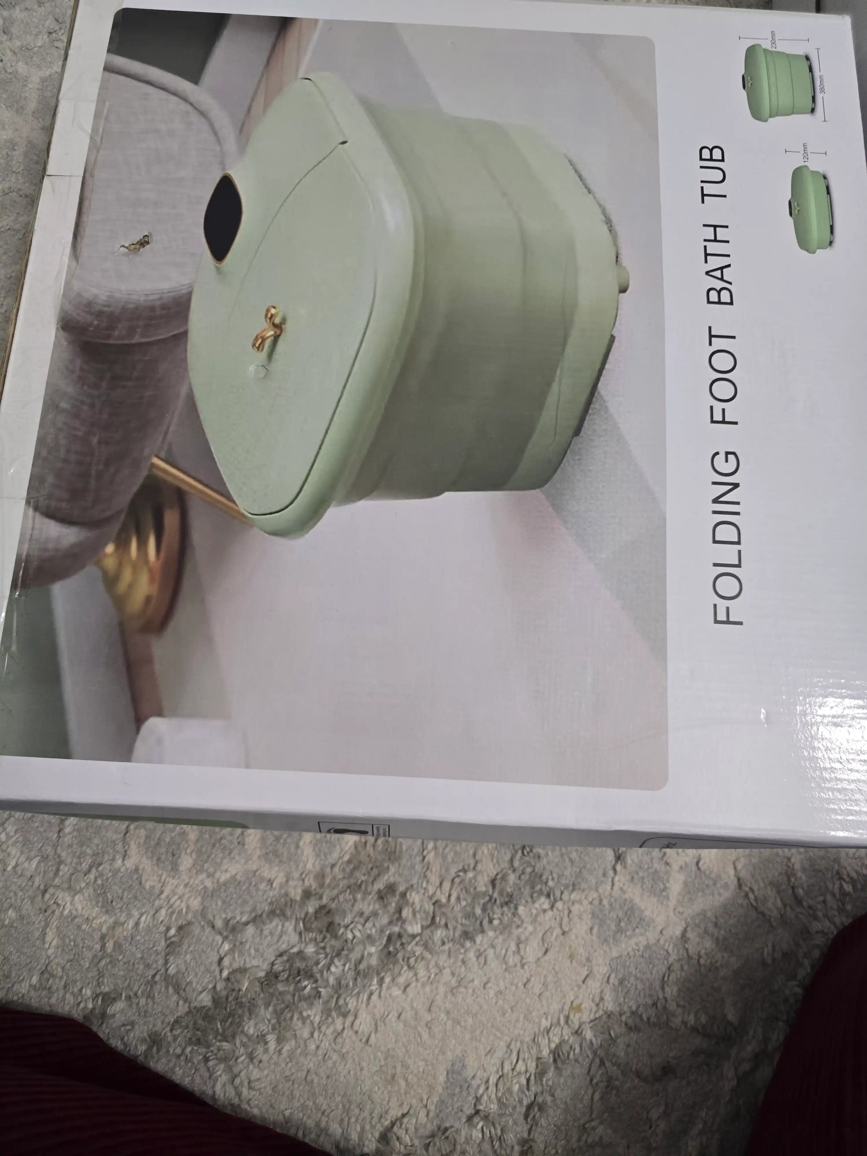 Gidromassajli oyoq vannasi