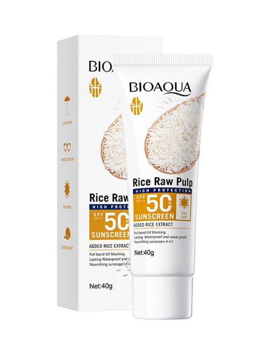 BIOAQUA SPF+PA+++ защищает от UVA и UVB лучей, пигментацию и преждевременное старение кожи - 