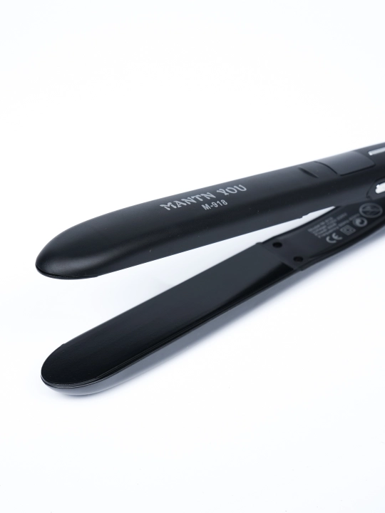 Professional tekis temir to'g'rilagich, Mann you Styler m918 soch uchun, displey bilan