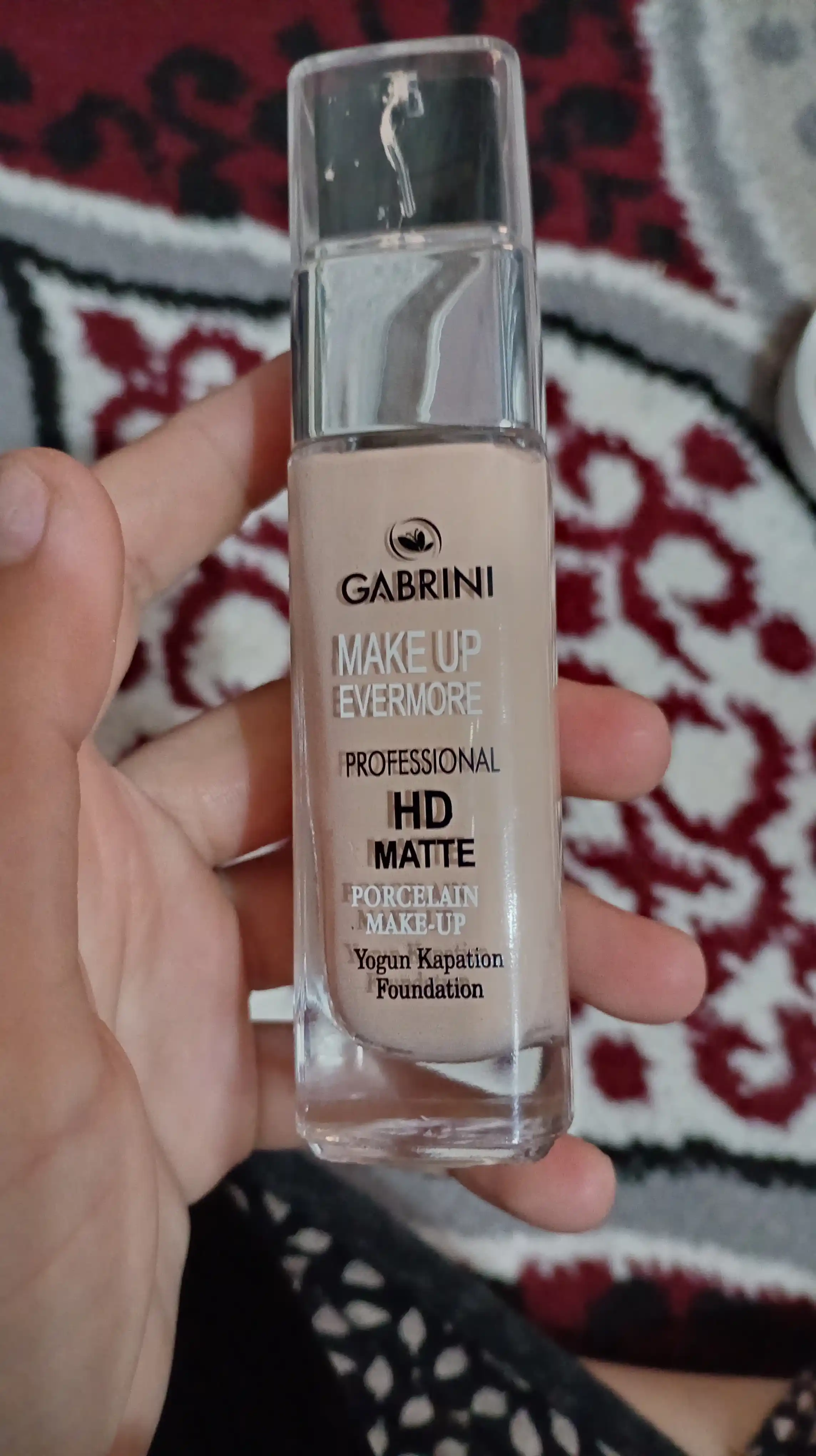 Ayollar uchun Gabrini matlovchi tonal kremi, HD Matte Make up Evermore foundation, 30 ml