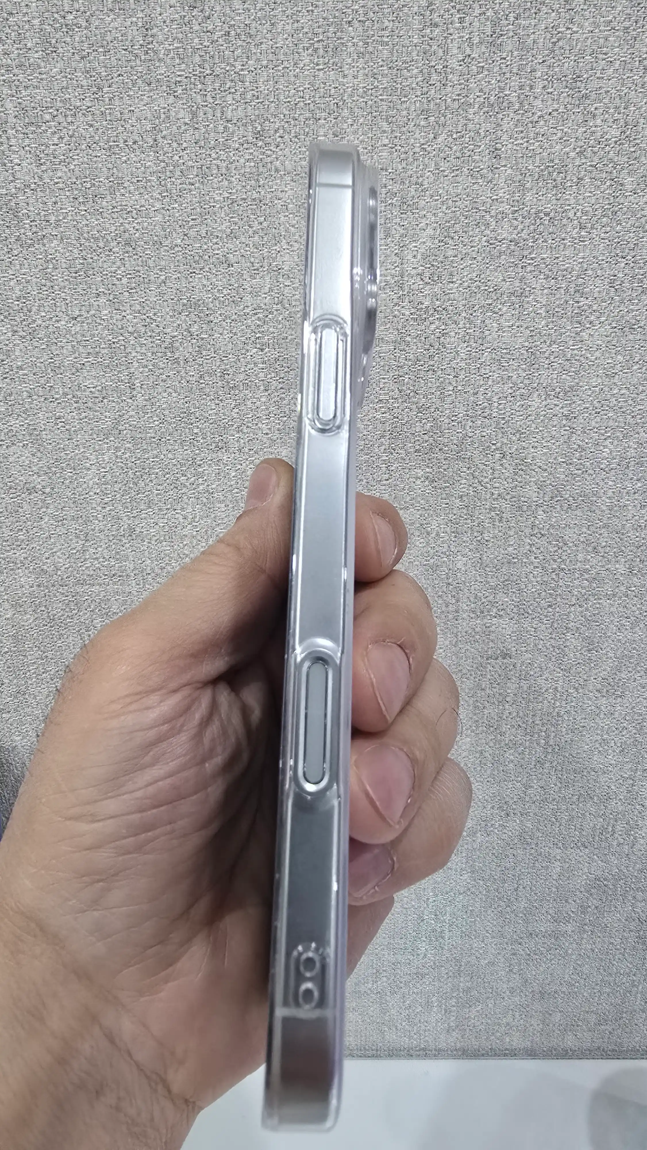 IPhone 11, 12, 13, 14, 15, 16, 17  Pro/Max uchun MagSafe bilan shaffof plastik g'ilof