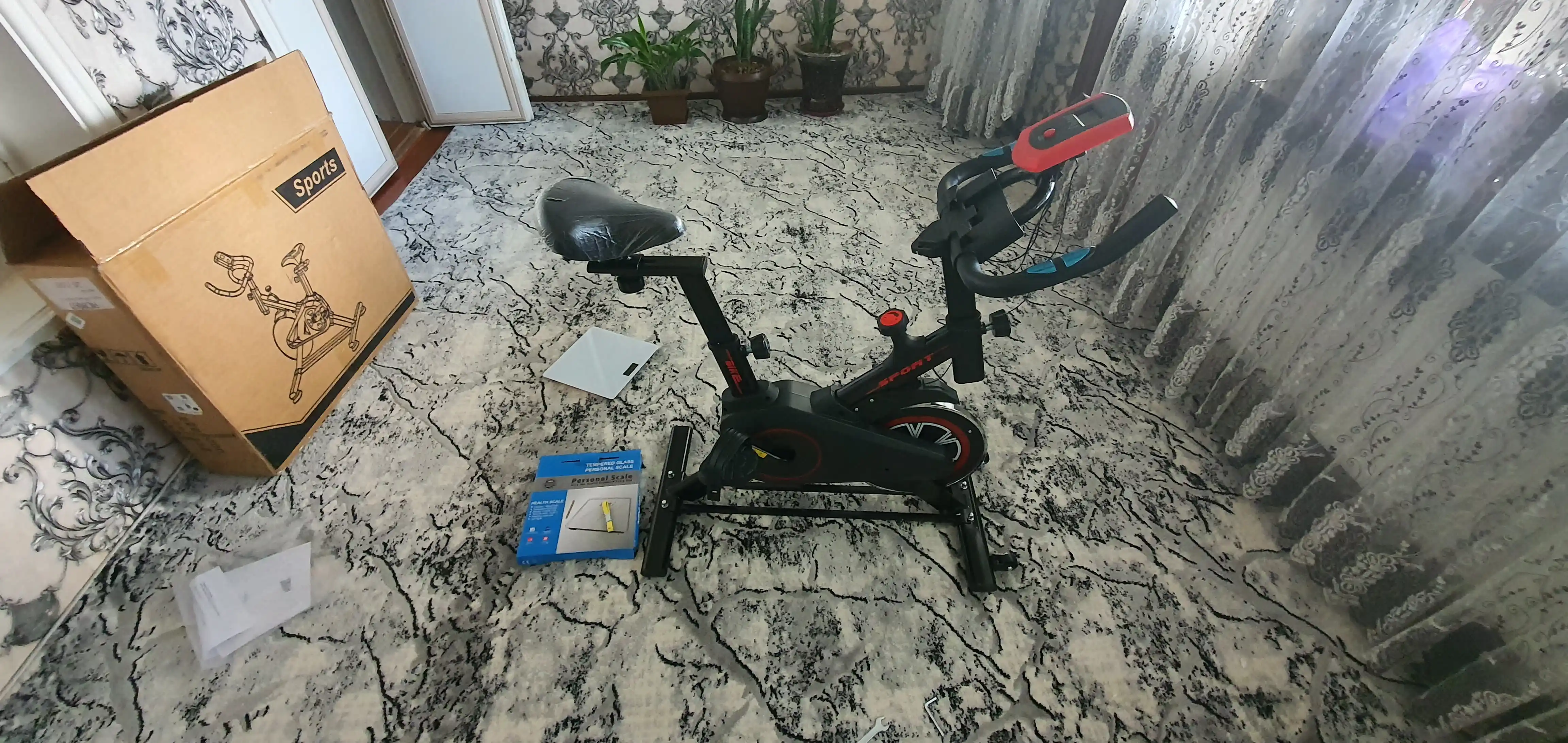 Velotrenajyor ENVITY E701 — bluetoothli sport velosiped, yurak urishini o‘lchovchi displey