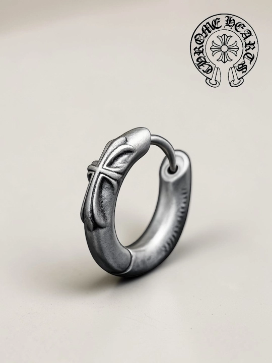 ChromeHearts unisex Y2K sirg‘a, ziraklar, qizlar, ayollar uchun, sovg‘a, rock Y2K, kumush rang - 