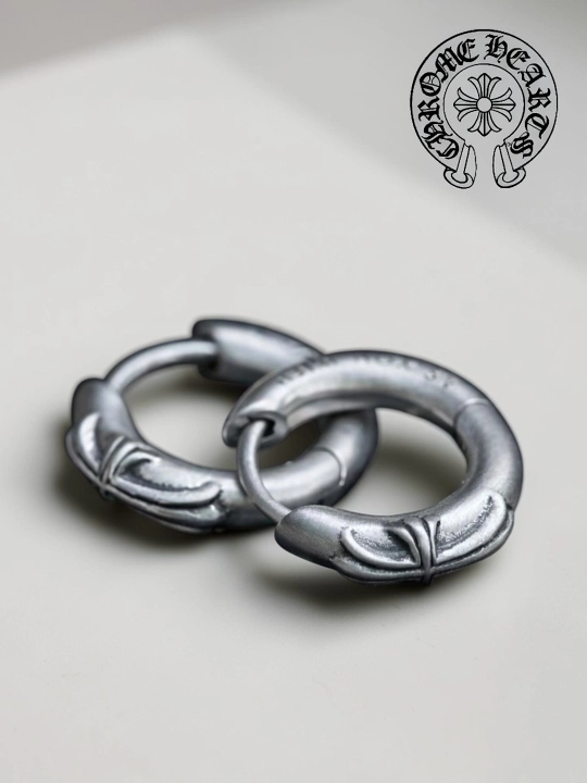 Сережки в стиле Chrome Hearts готические серьги Y 2 K для девушек, парней, подарок y2k