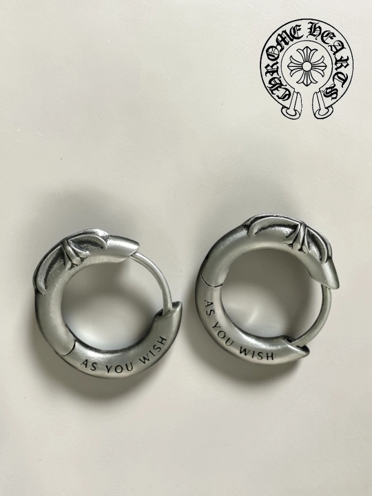 Сережки в стиле Chrome Hearts готические серьги Y 2 K для девушек, парней, подарок y2k