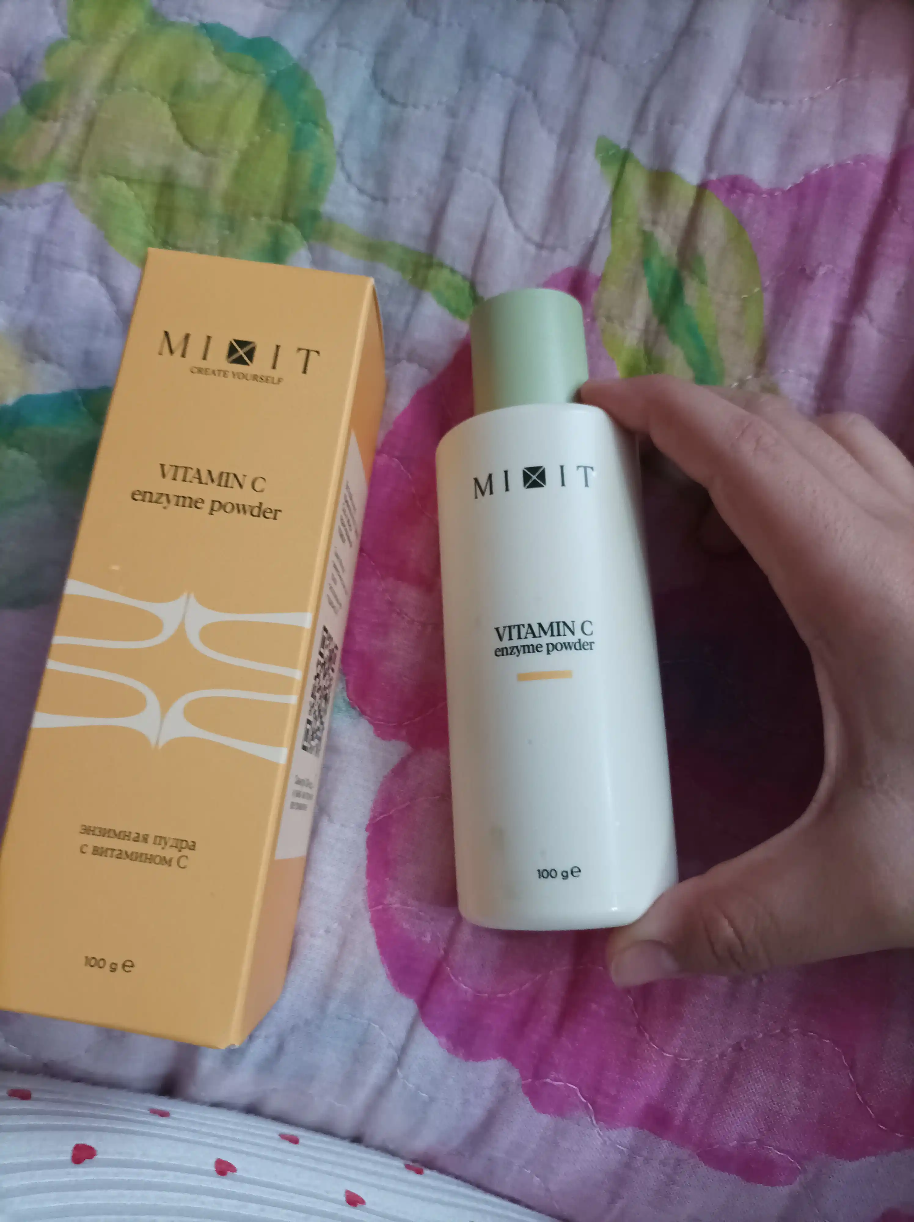 MIXIT Yuzni yuvish uchun fermentli upa, C vitamini bilan, yuvish uchun ko‘pik, 100 ml