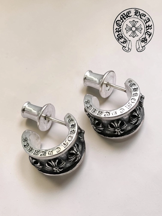 Сережки в стиле Chrome Hearts готические серьги Y 2 K для девушек, парней, подарок y2k