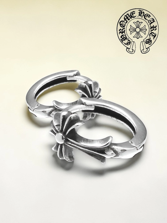 Сережки в стиле Chrome Hearts готические серьги Y 2 K для девушек, парней, подарок y2k