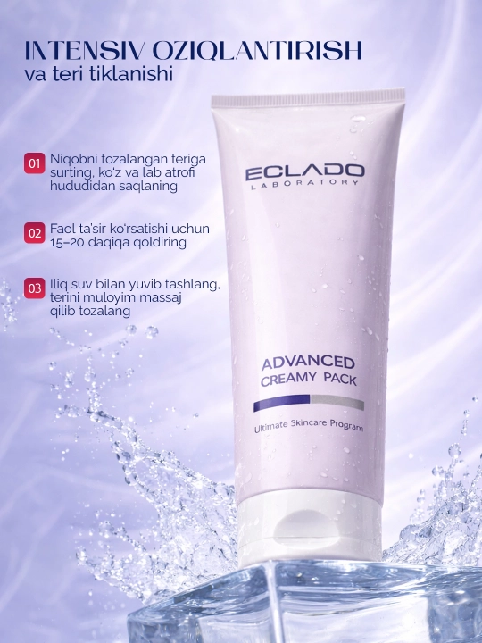 Eclado Advanced Creamy Pack 240 g — intensiv oziqlantiruvchi krem-maska