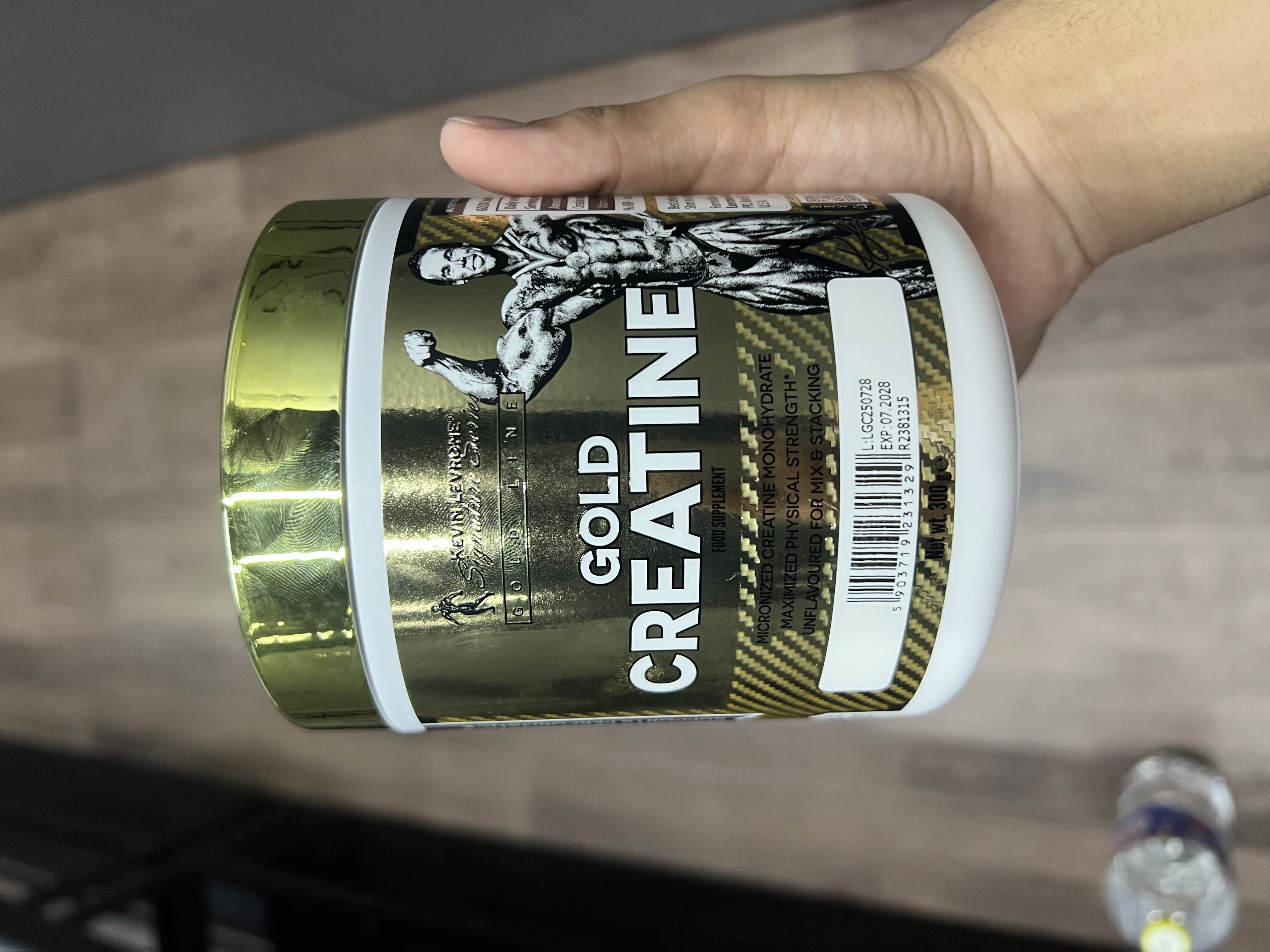 Kreatin monohidrat Kevin Levrone Oltin Kreatin + B6, ta'msiz, 300 g
