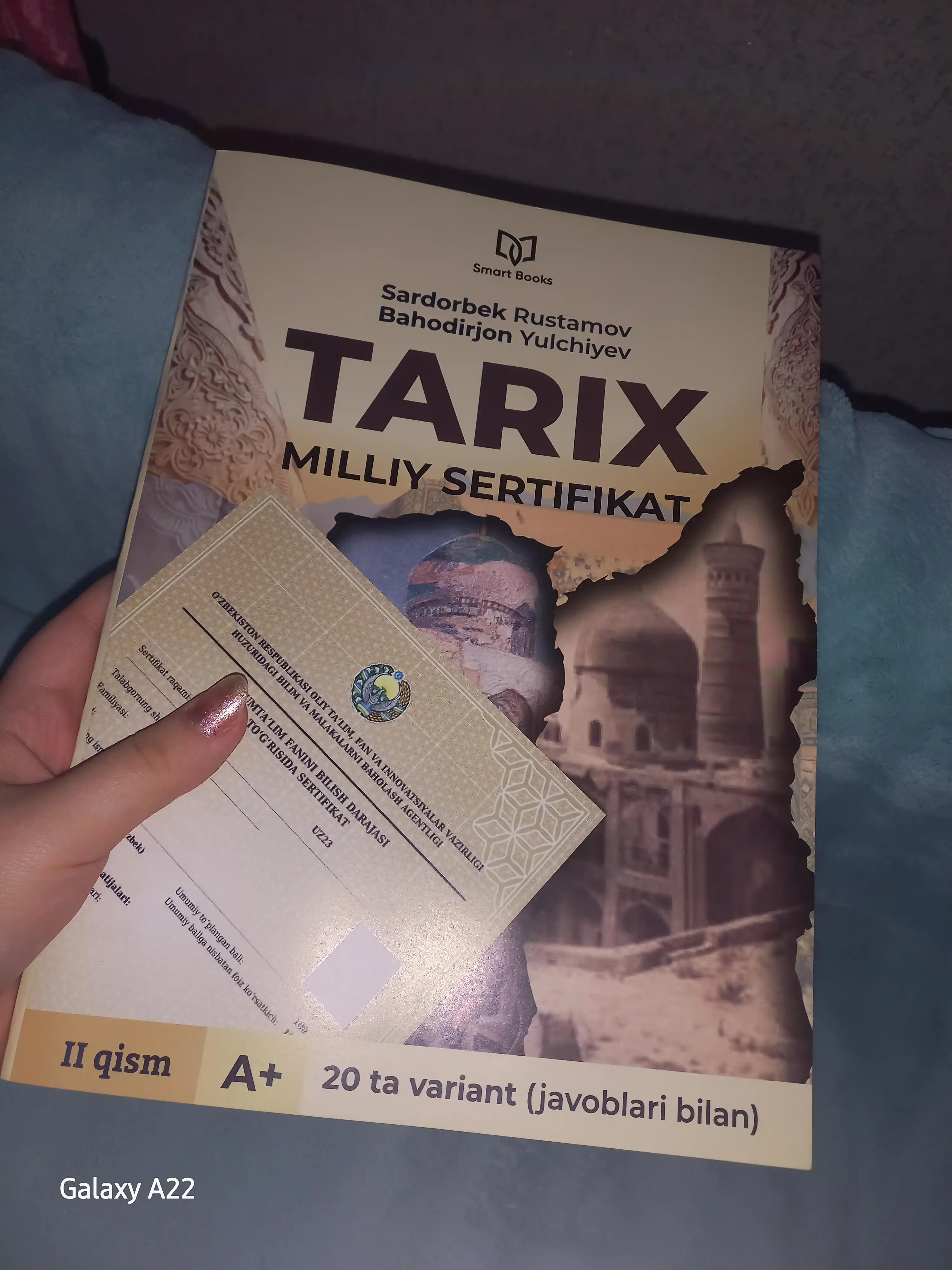 Тарих миллий сертификат а+2 va  3 qism