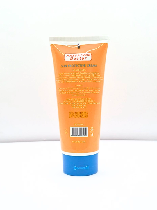 MAXFASFER Doctor Sun Protective Cream SPF 80 – Yuqori himoyali quyosh kremi, 150 g