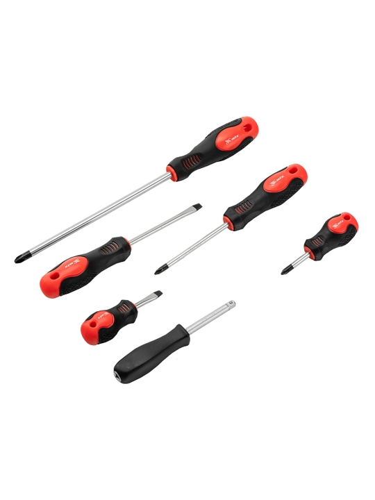 Набор инструментов MTX, 1/2", 1/4", CrV, кейс, 76 деталей, 135289