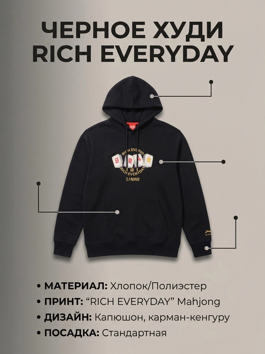 Мужское современные худи